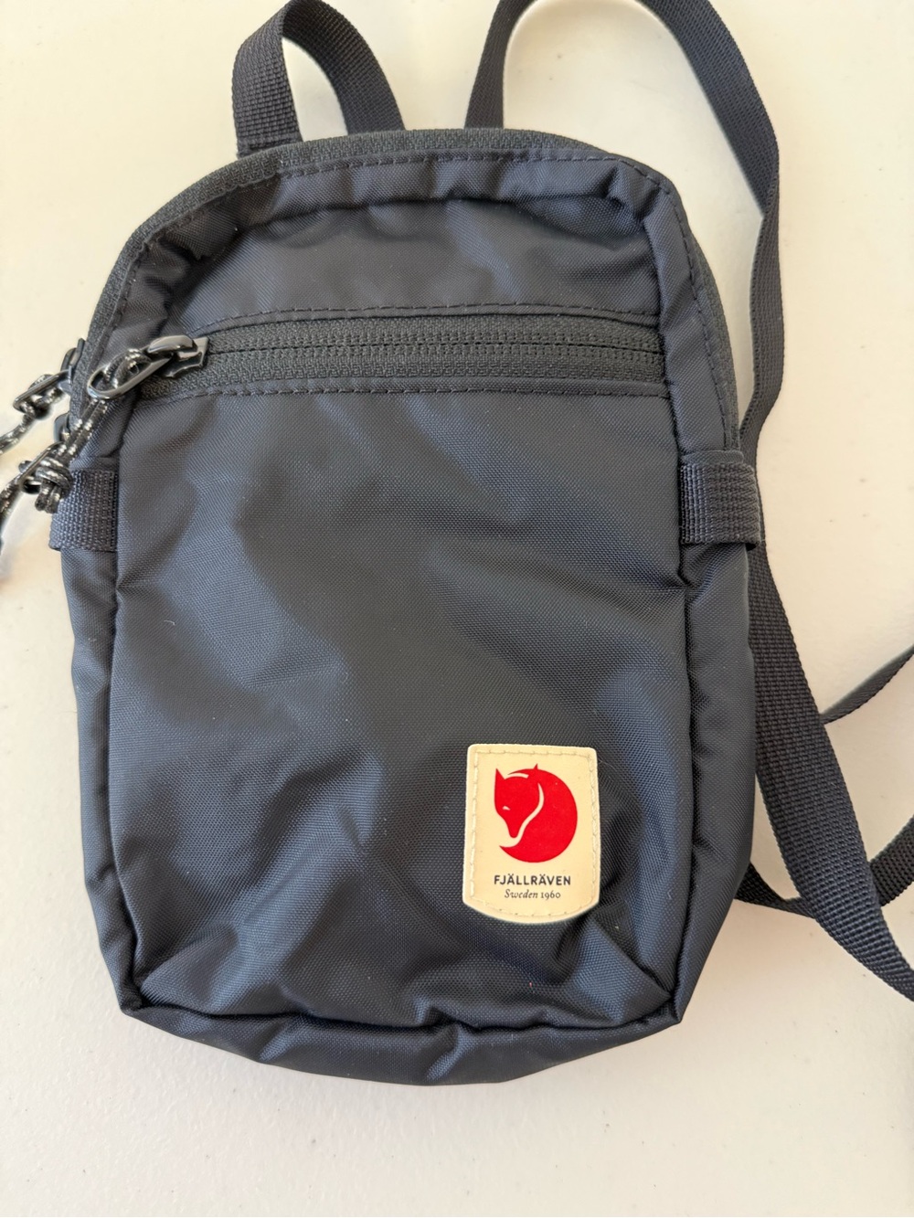 Fjallraven High Coast Pocket Black Mini Crossbody Travel Bag - Picture 3 of 11